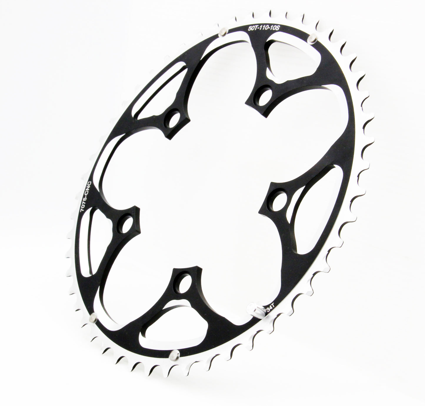 SwishTi Road Bicycle Chainring 5-Arm BCD110 10-Speed For Shimano SRAM Use 50T/34T/36T