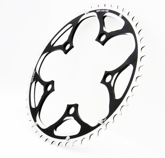 SwishTi Road Bicycle Chainring 5-Arm BCD110 10-Speed For Shimano SRAM Use 50T/34T/36T