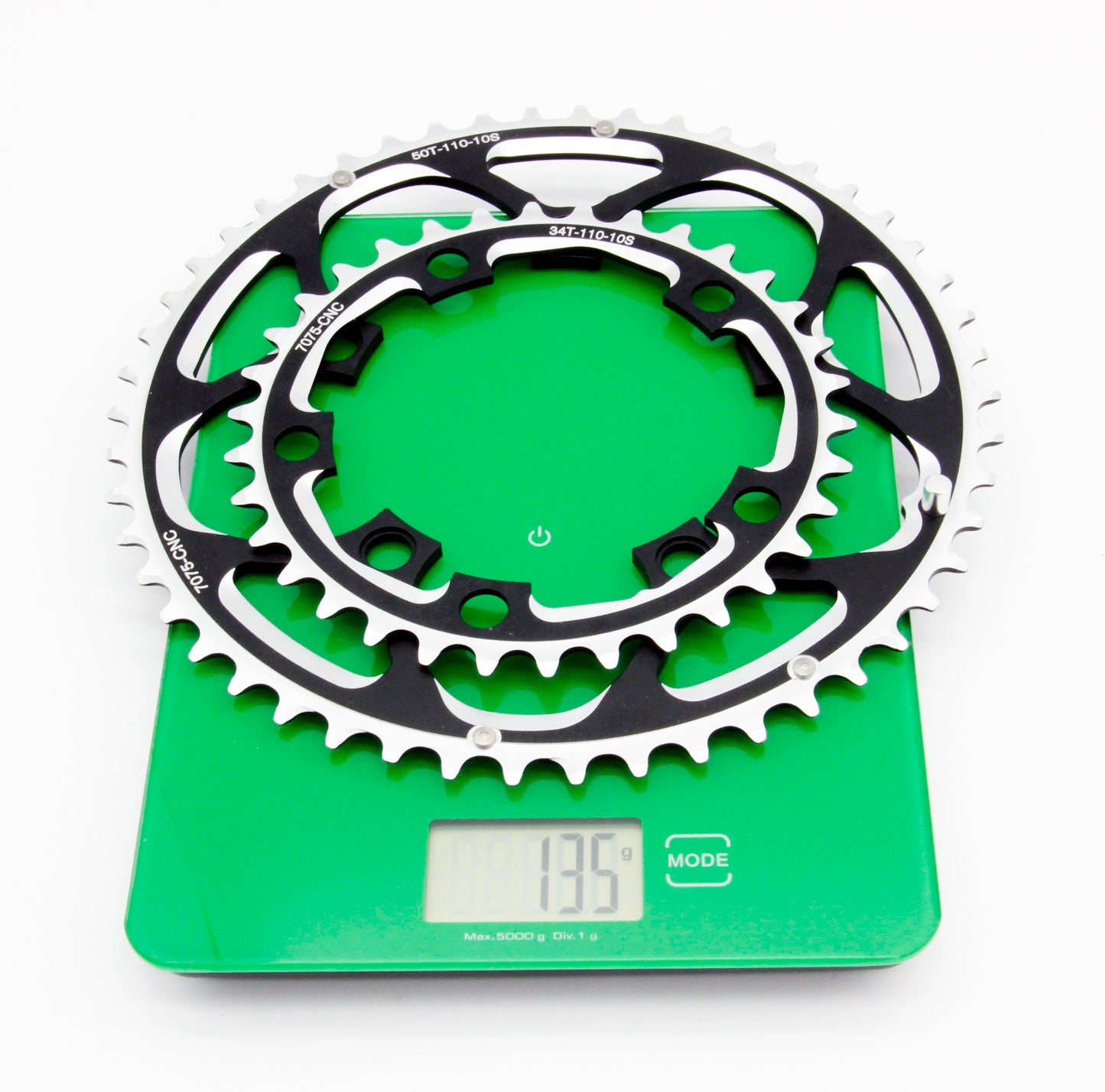 SwishTi Road Cyclocross eBike Bike Chainring Set BCD110mm 50/34T For 10-Speed Shimano