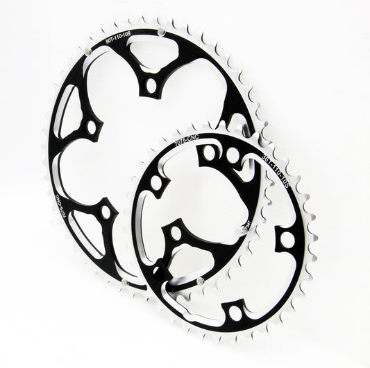 SwishTi Road Cyclocross eBike Bike Chainring Set BCD110mm 50/36T For 10-Speed Shimano