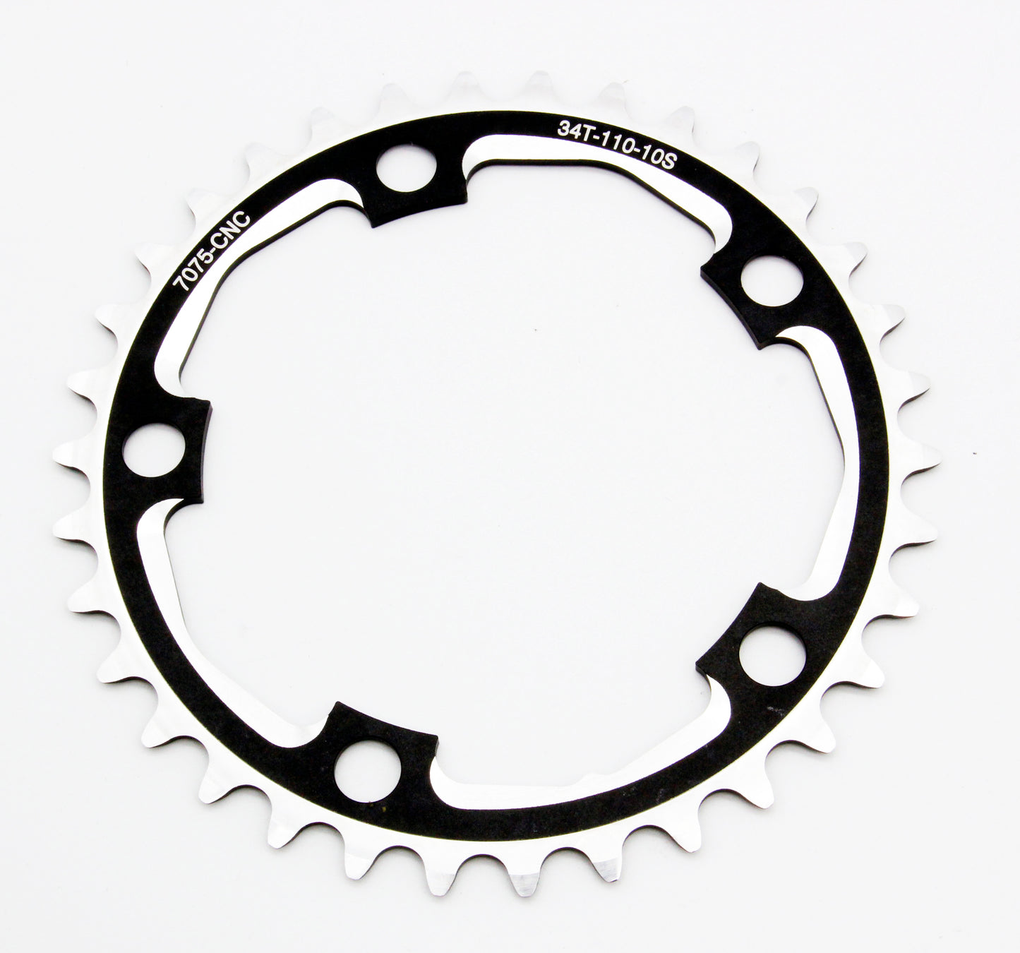 SwishTi Road Bicycle Chainring 5-Arm BCD110 10-Speed For Shimano SRAM Use 50T/34T/36T