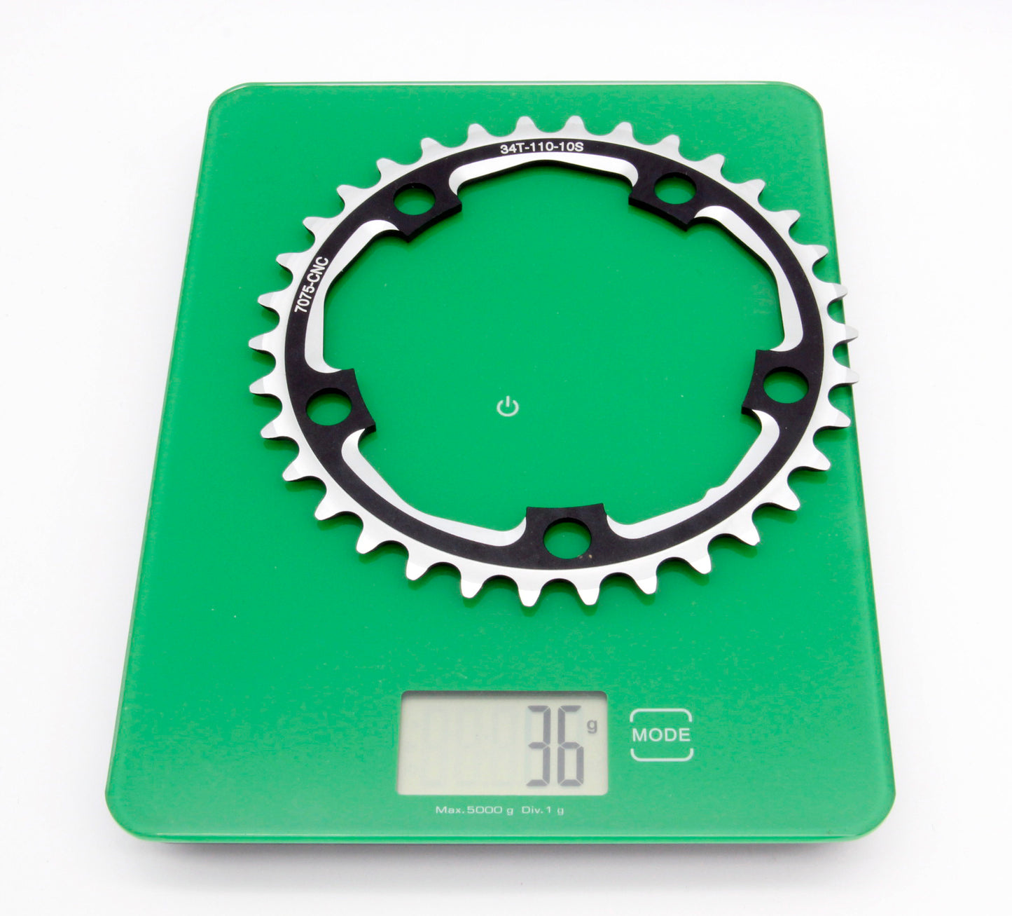 SwishTi Road Bicycle Chainring 5-Arm BCD110 10-Speed For Shimano SRAM Use 50T/34T/36T