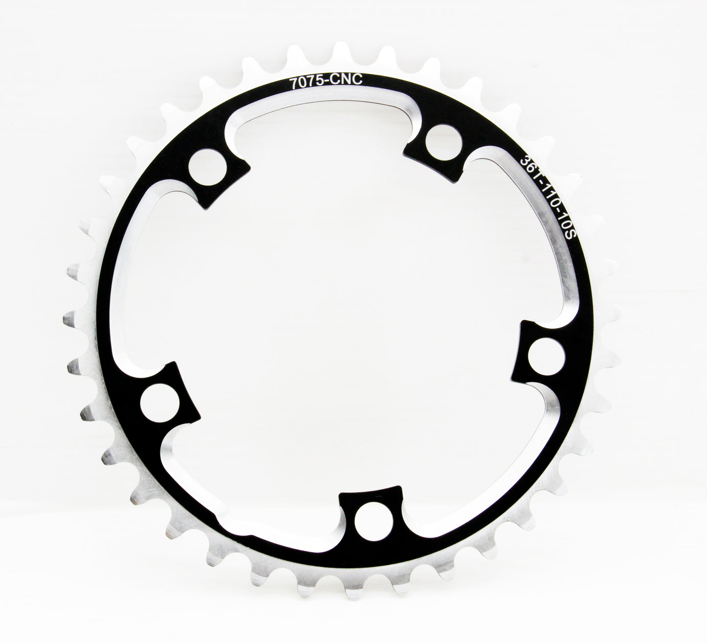 SwishTi Road Bicycle Chainring 5-Arm BCD110 10-Speed For Shimano SRAM Use 50T/34T/36T