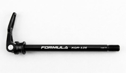 Formula XQR-12E Rear Thru Axle M12xP1.5 Length 156mm Quick Release Alloy Black