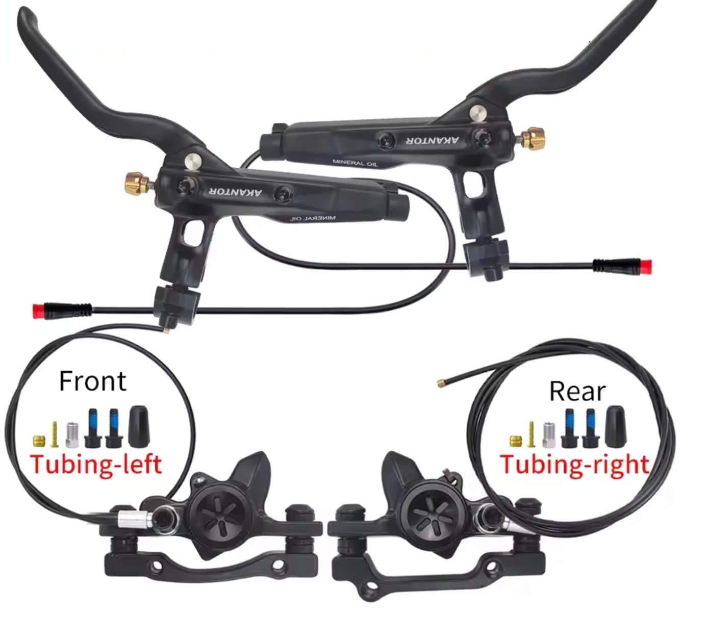 SwishTi AK970 Electric Bike Hydraulic Disc Brake Set Power Cut-Off MTB