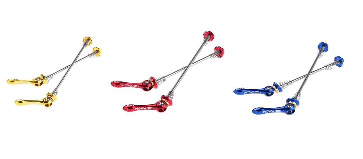 MOWA Mountain eBike MTB Bicycle Bike Ti Skewers Titanium-axle with QR Levers 100mm 135mm