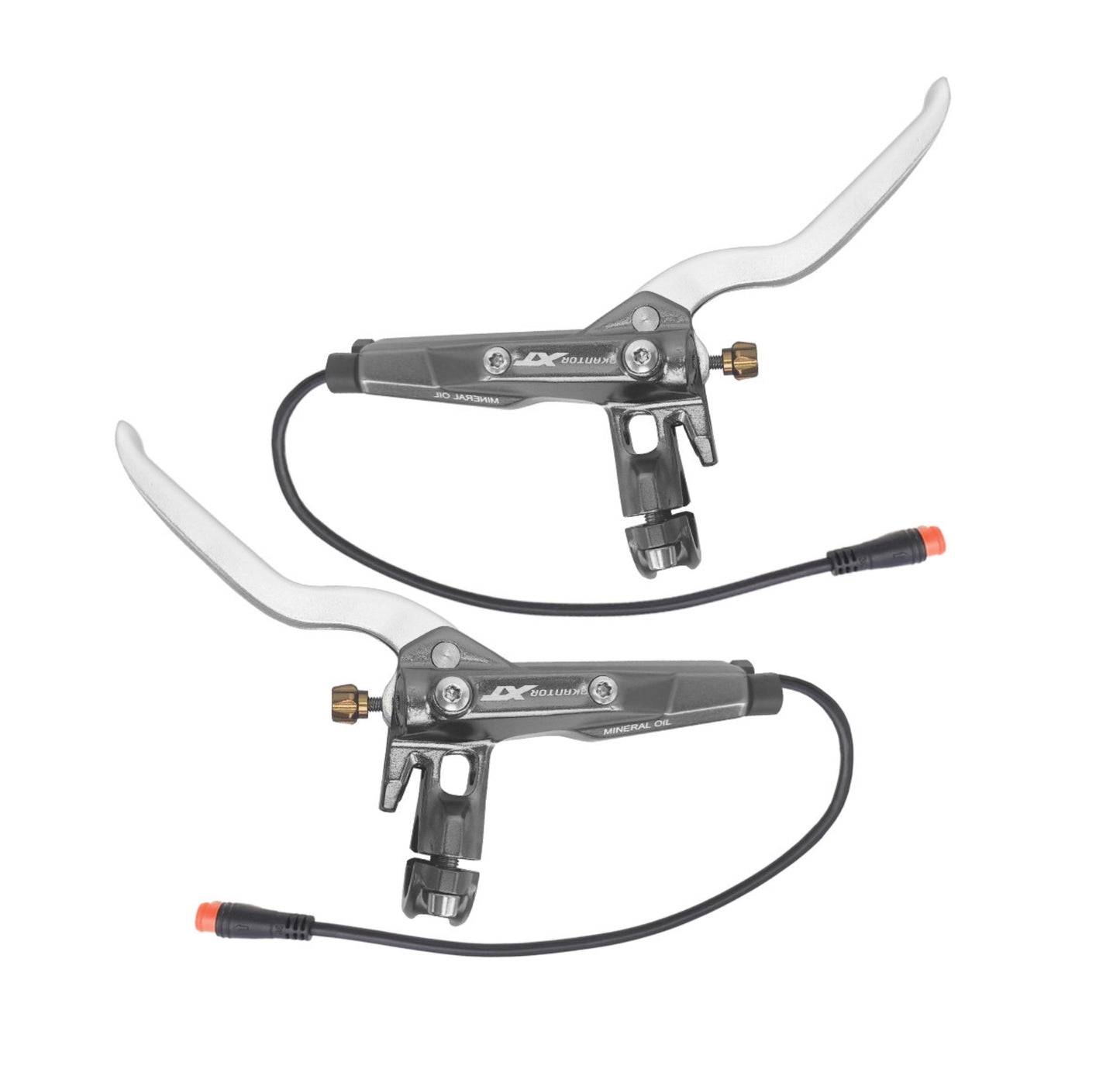 SwishTi Akantor eBike Bicycle 4-Piston Hydraulic Disc Brake Set Power Cut-Off