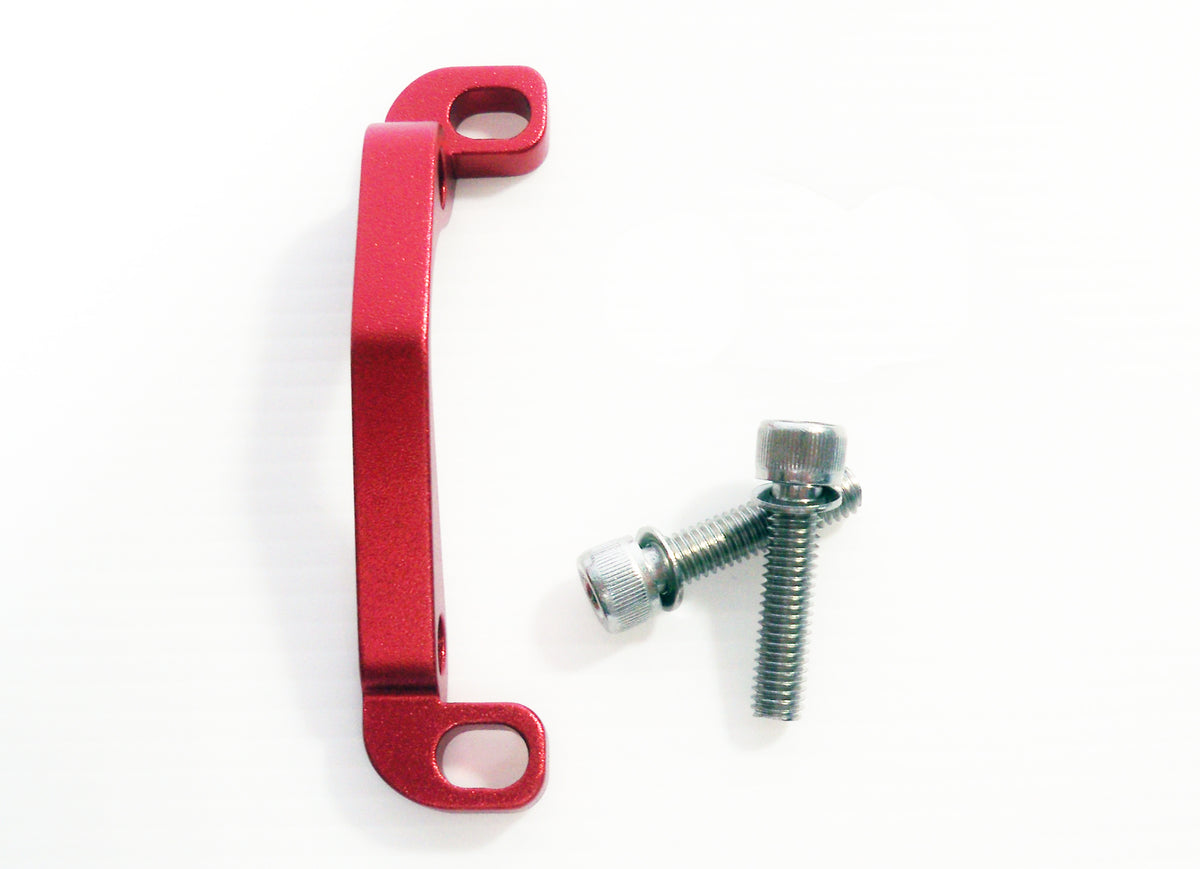 KCNC DB2 Mountain Gravel Cx Bicycle Brake Rotor Adapter Is Pm For 160MM Red