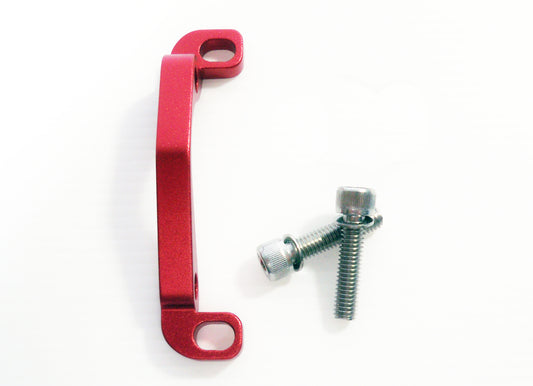 KCNC DB2 Mountain Gravel Cx Bicycle Brake Rotor Adapter Is Pm For 160MM Red