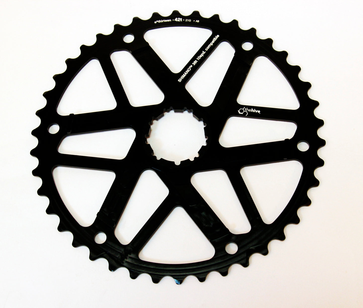 e*thirteen EX 42T Extended Range Cog for 10 Speed Shimano/SRAM 36T Cassette - Black B-limit screw (included)