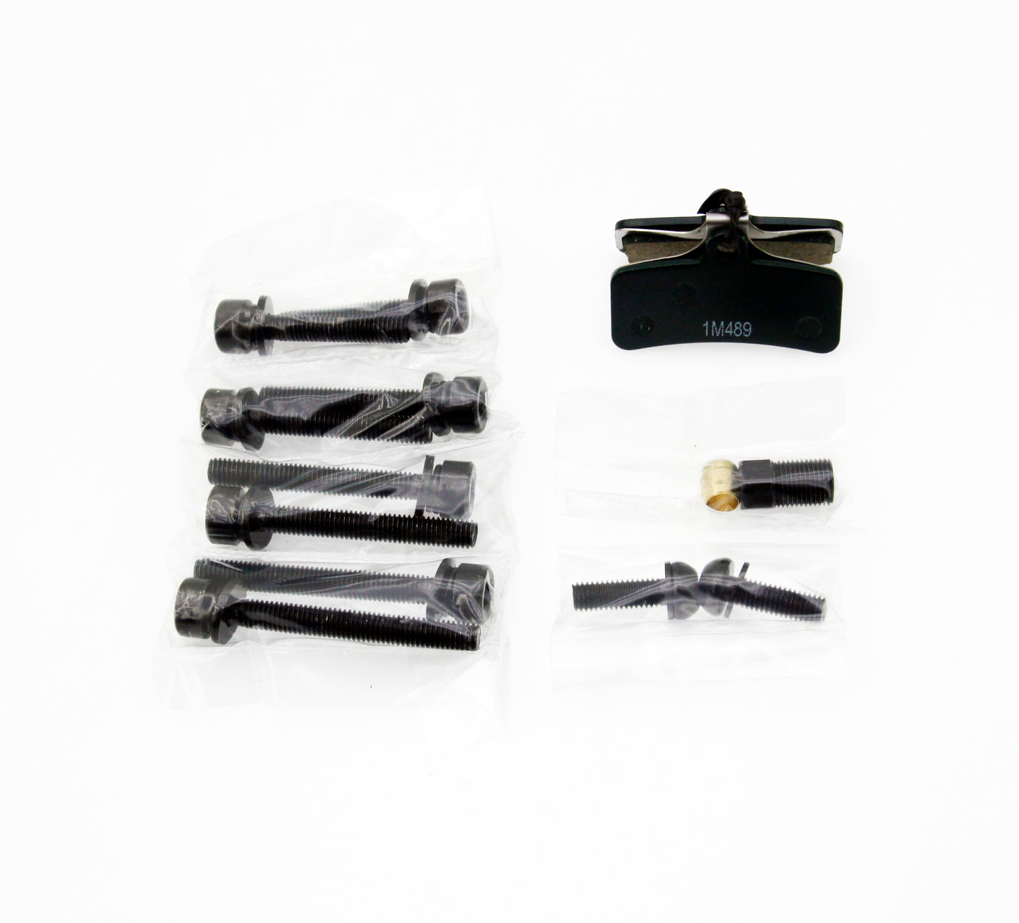 Juin Tech ETF 4-Piston Flat Mount Hydraulic Brake Calipers 160mm E-Bike Gold