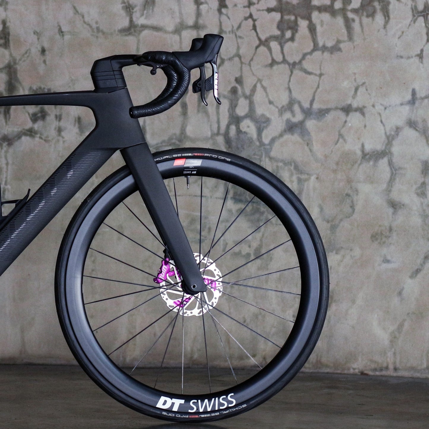 Juin Tech ETF 4-Piston Flat Mount Hydraulic Brake Calipers 160mm E-Bike Purple