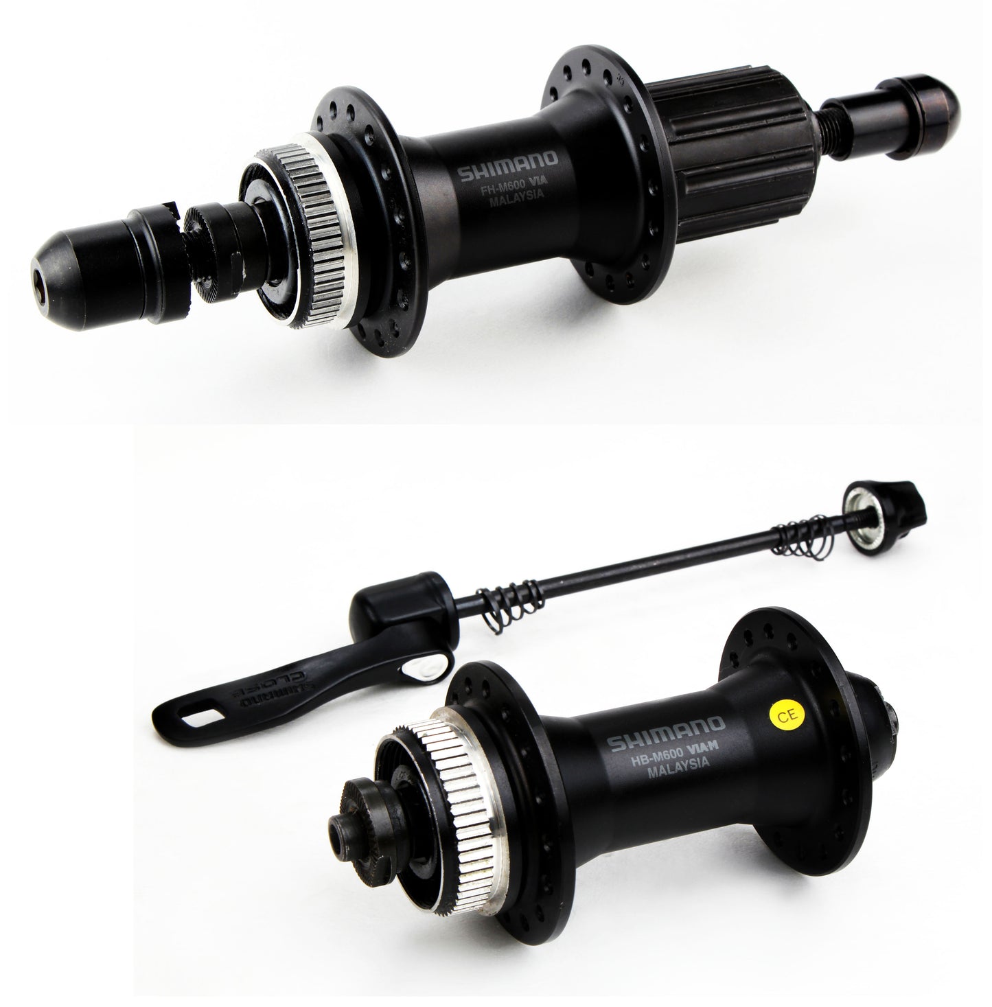 Shimano Hone HB-M600 FH-M600 MTB Disc Hub Set Front Rear NOS Centerlock 32H