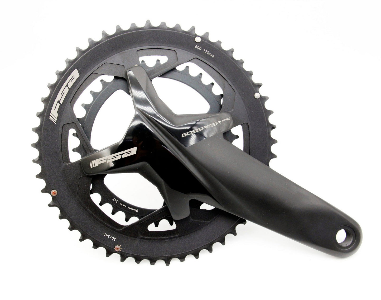 FSA Gossamer Pro Road Bicycle PF30/386EVO Crankset 10/11-Speed 50/34T 170mm