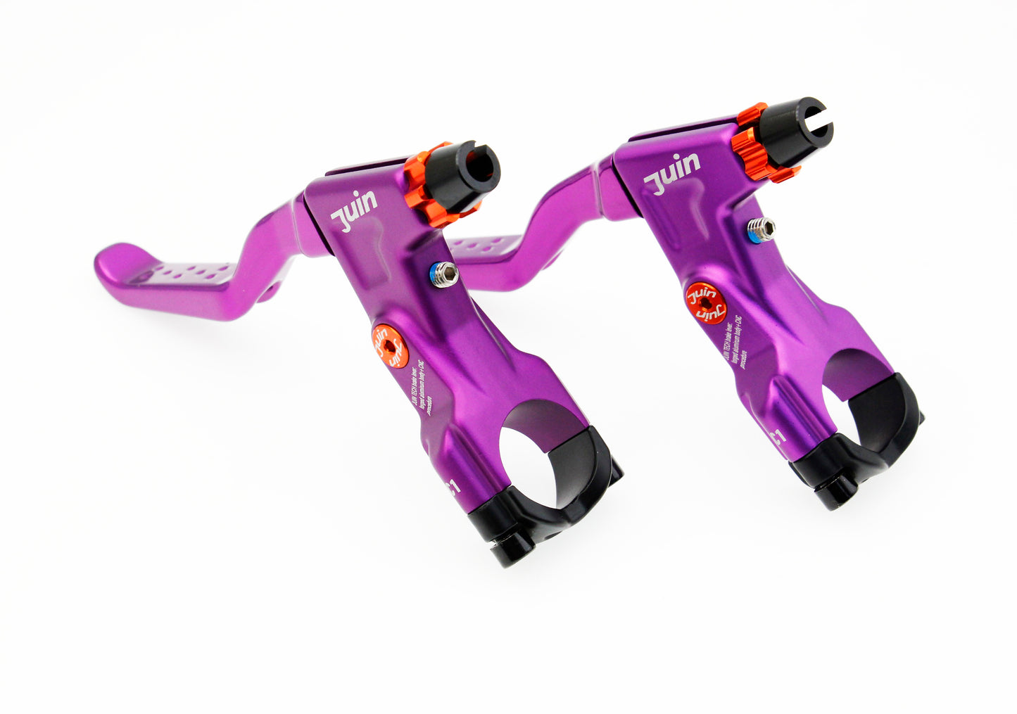 Juin Tech C1 eBike City Folding Bicycle Cable-Actuated Brake Lever Set Purple