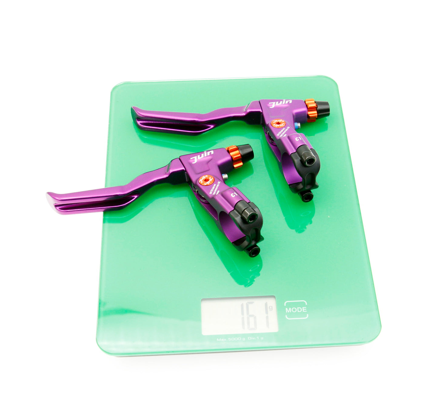 Juin Tech C1 eBike City Folding Bicycle Cable-Actuated Brake Lever Set Purple
