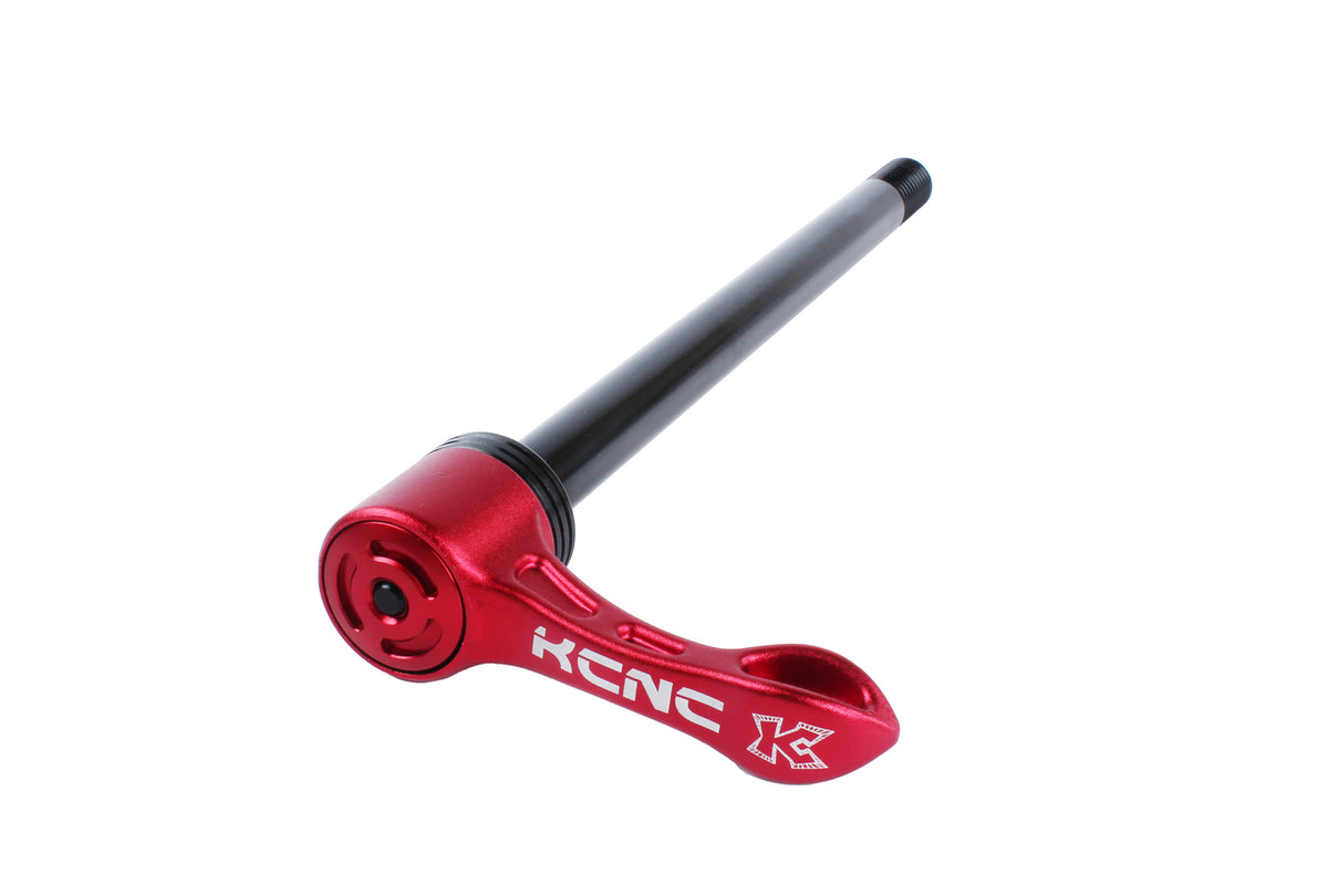 KCNC KQR07 RockShox Maxle Rear Thru Axle 12x142mm M12x1.75 Red Silver