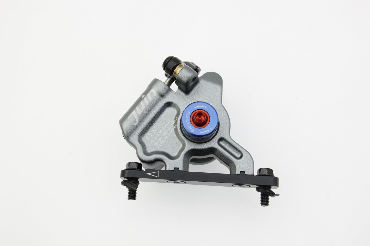 Juin Tech F1S Cable Actuated Hydraulic Disc Brake Caliper Flat Mount Road Gravel