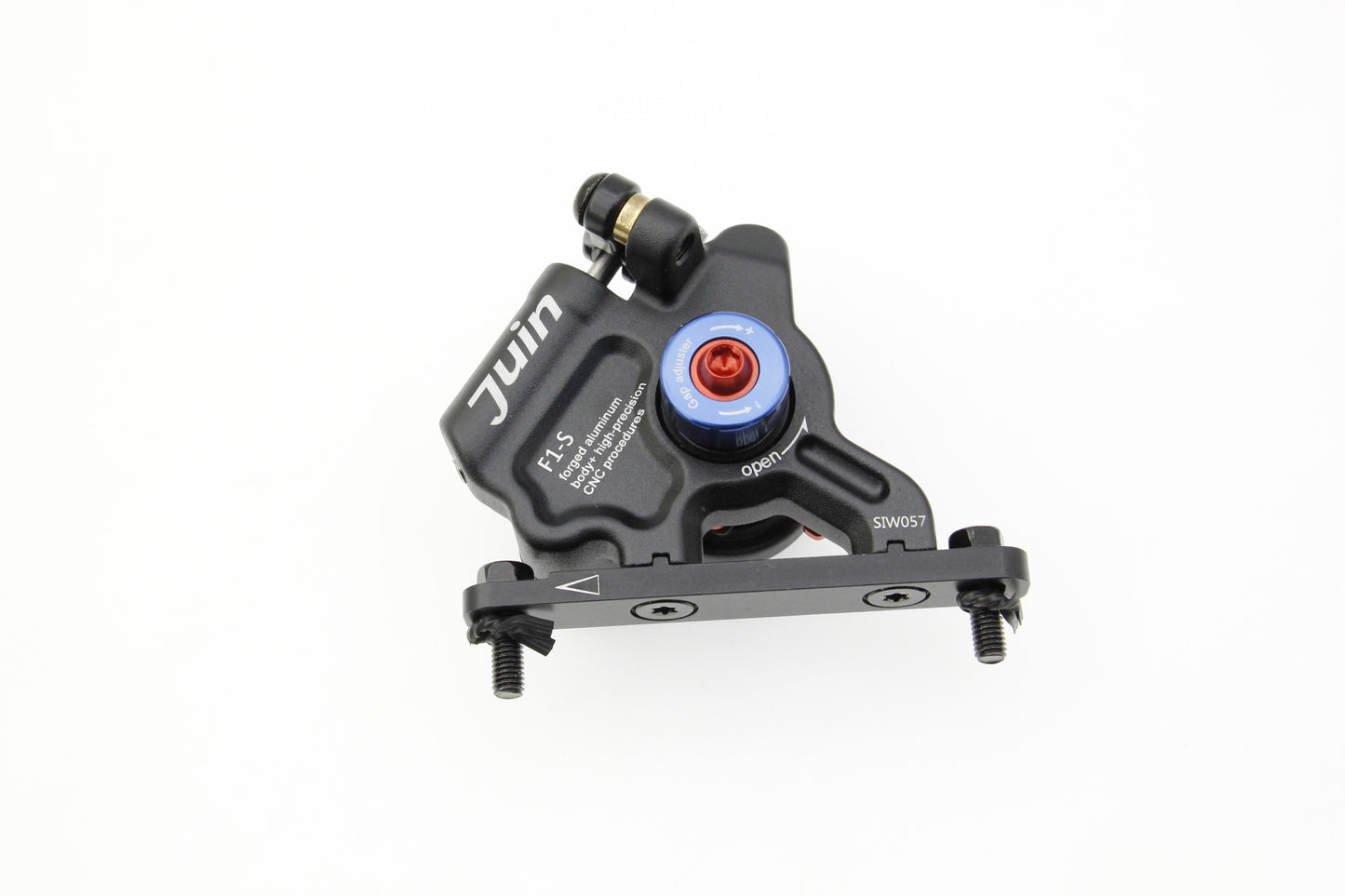 Juin Tech F1S Cable Actuated Hydraulic Disc Brake Caliper Flat Mount Road Gravel