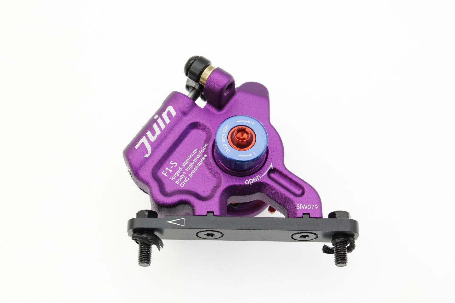 Juin Tech F1S Cable Actuated Hydraulic Disc Brake Caliper Flat Mount Road Gravel