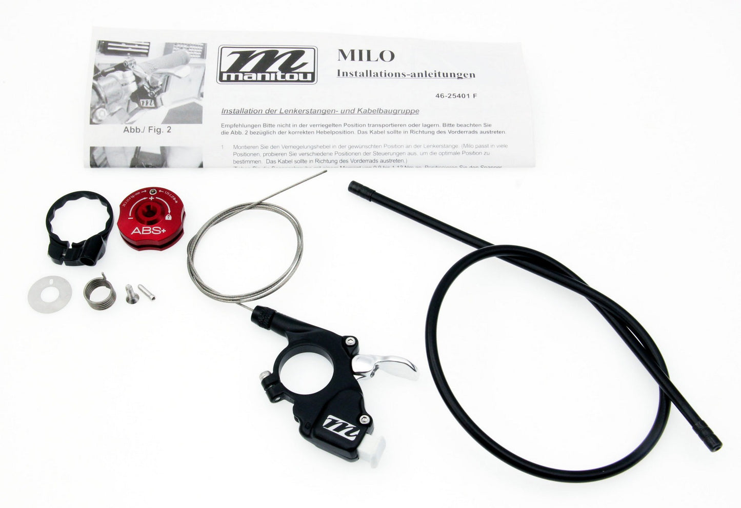 Manitou Milo Remote Control Integrated Lock Out Kit Fork Rear Shock Bike Unit