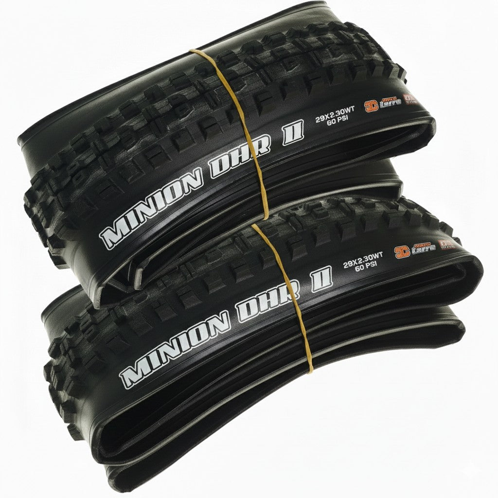 Maxxis Minion Dhr Ii 29X2.3 MTB Bicycle Tubeless Tire Exo Tr 3C Maxxterra Black ( 2pieces )