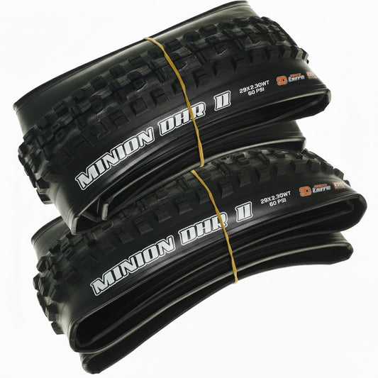 Maxxis Minion Dhr Ii 29X2.3 MTB Bicycle Tubeless Tire Exo Tr 3C Maxxterra Black ( 2pieces )