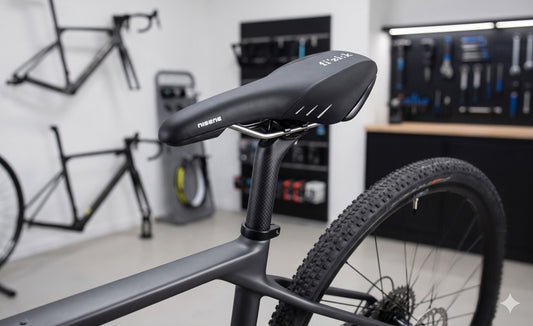 Fizik Nisene Road Mountain eBike Bicycle Saddle Black Bike Seat Black color