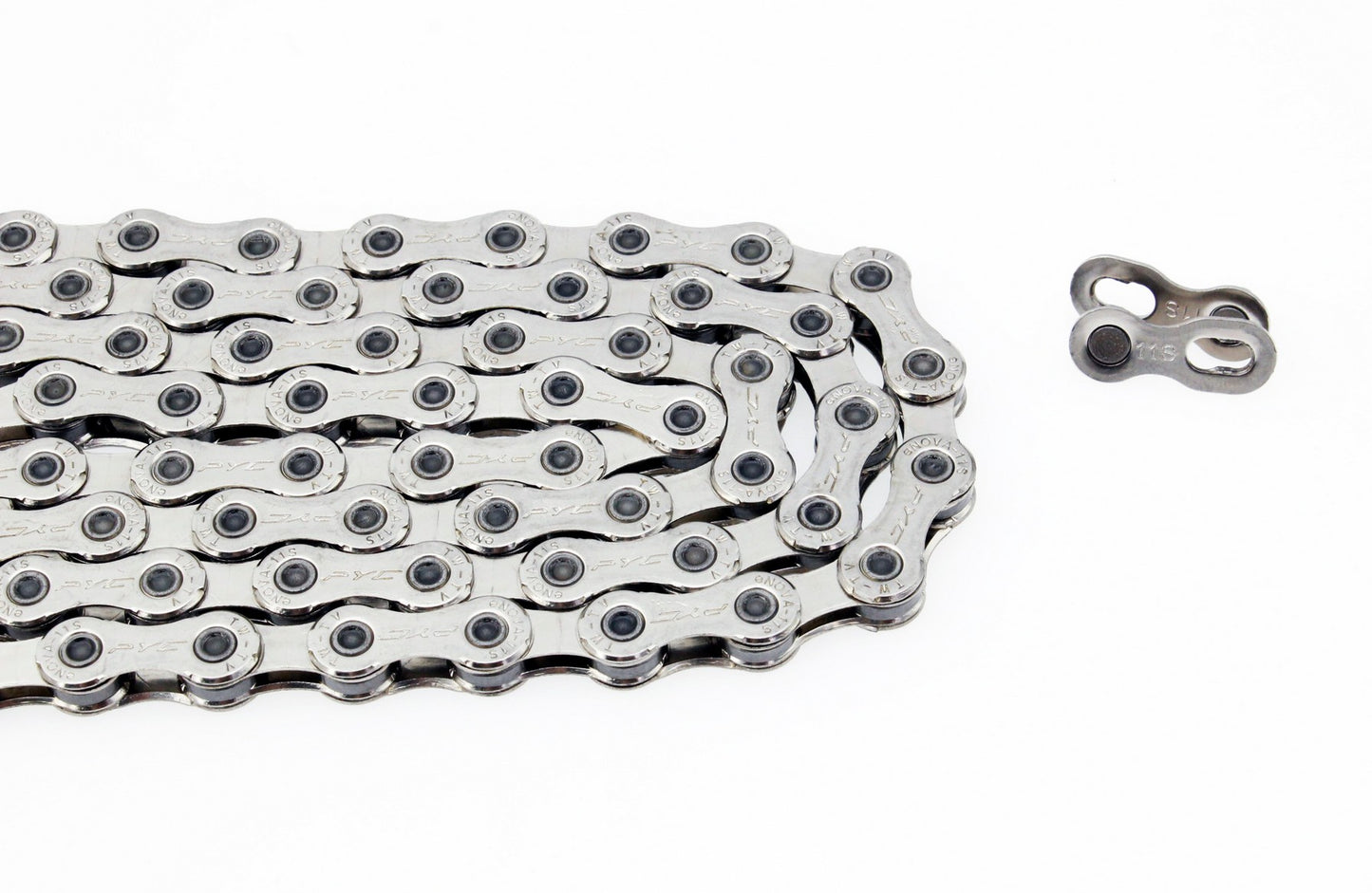 PYC P11E E-Bike Chain 11 Speed 138L Heavy Duty eMTB Oil Slick Gold Silver Black
