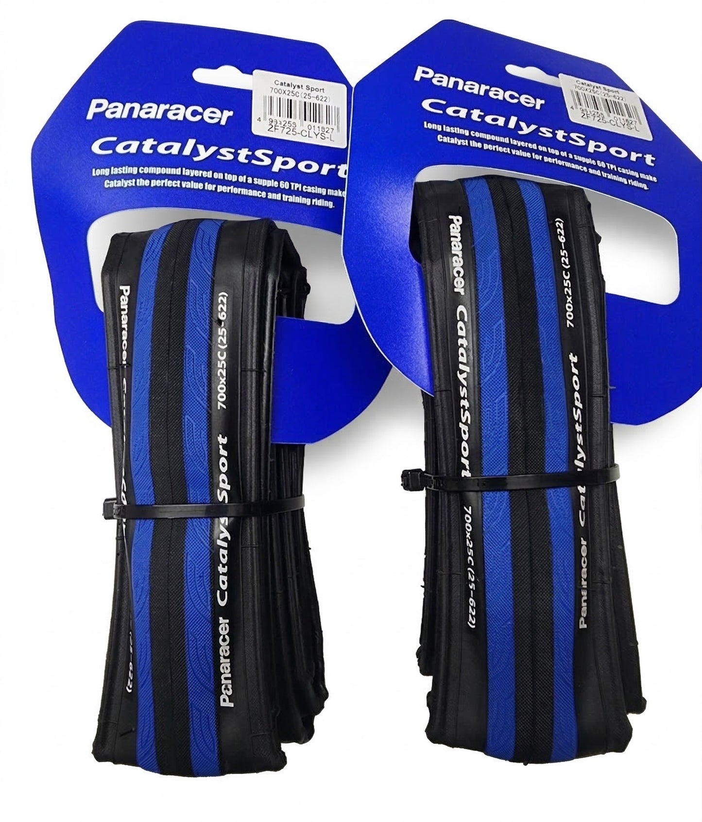 Panaracer Catalyst Sport Pair 700x25c Road Tires 25-622 Lightweight Blue