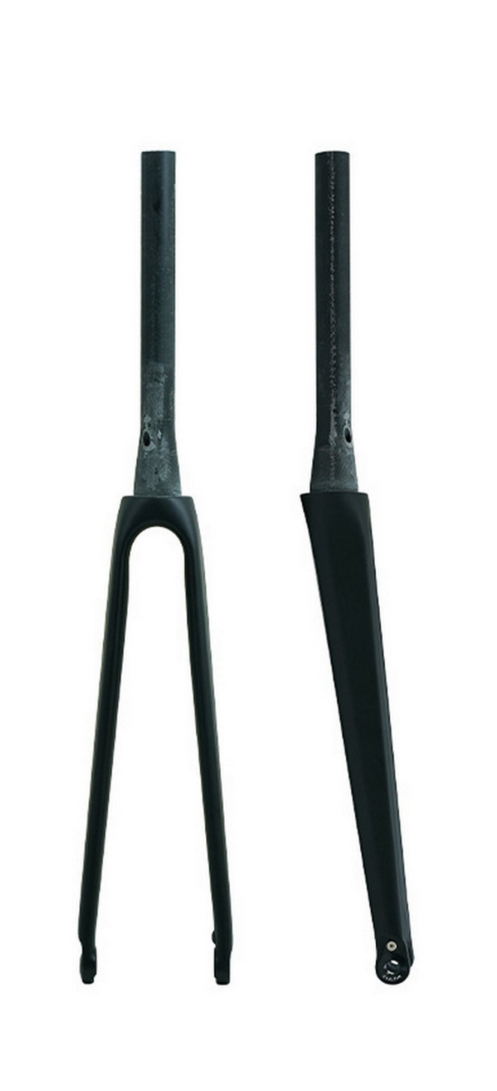 SwishTi R22 Carbon Road Fork 700C Flat Mount Disc 12mm Thru Axle Matte Black