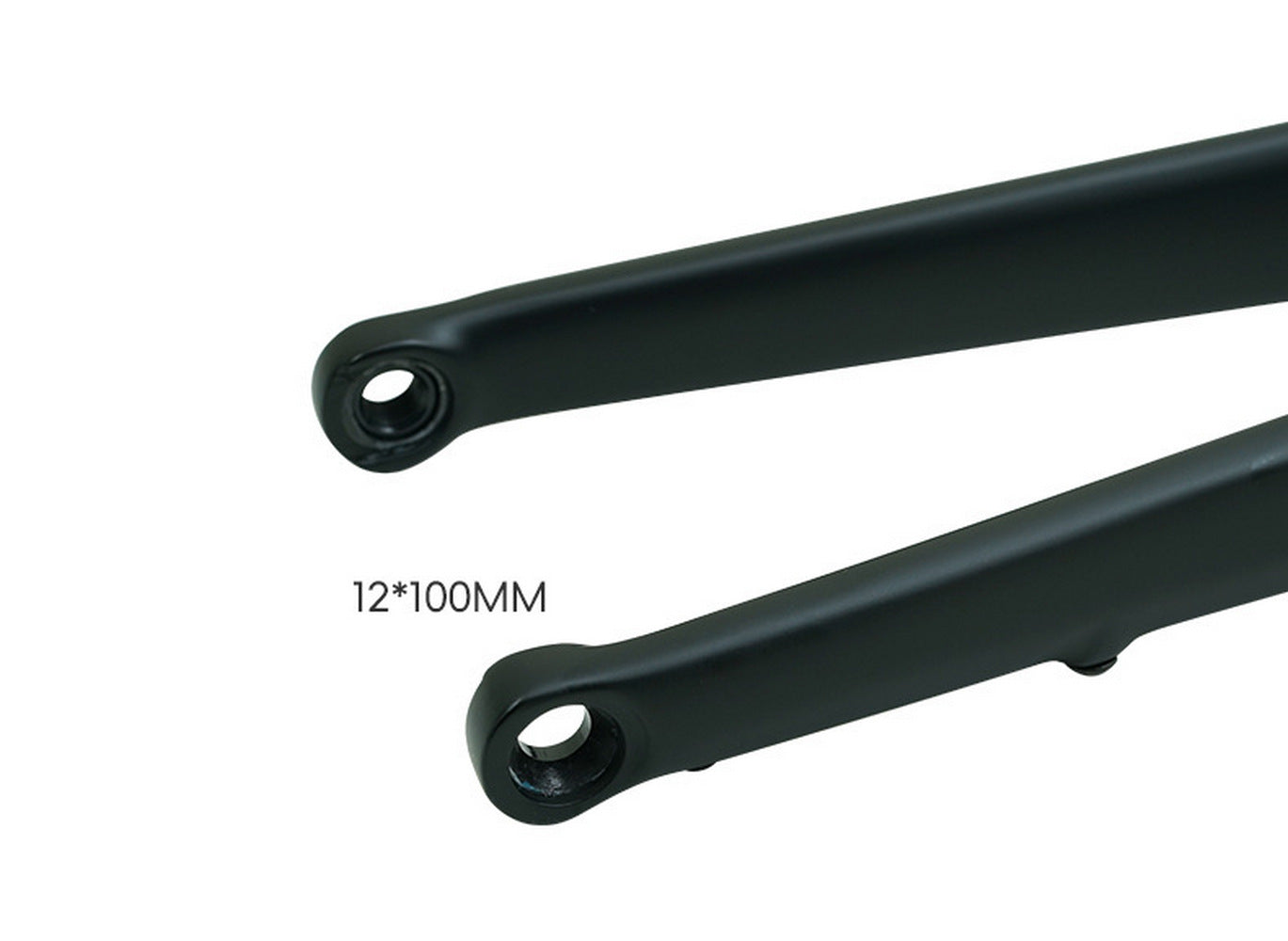 SwishTi R22 Carbon Road Fork 700C Flat Mount Disc 12mm Thru Axle Matte Black