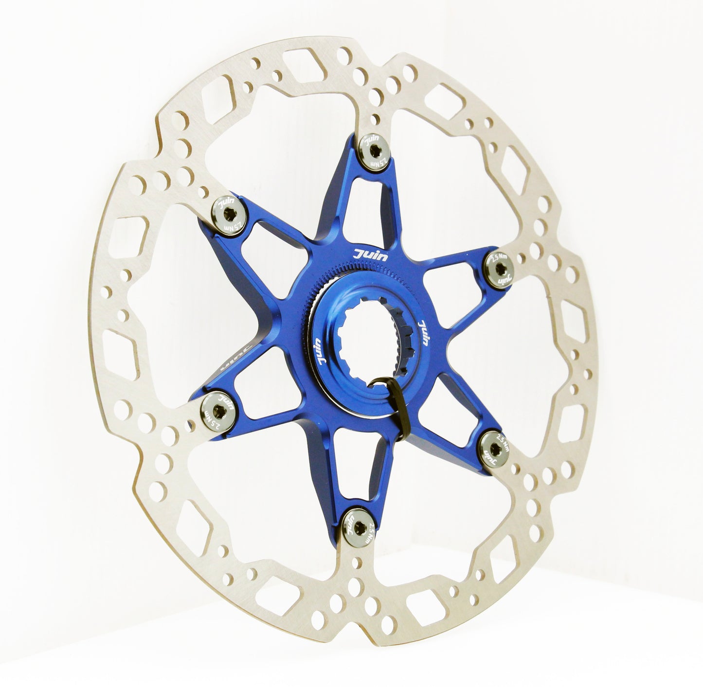 Juin Tech RT01A Cyclocross Bicycle Disc Brake Center-Lock Rotor 140mm/Black/Red/Purple/Turquoise/Blue/Gold