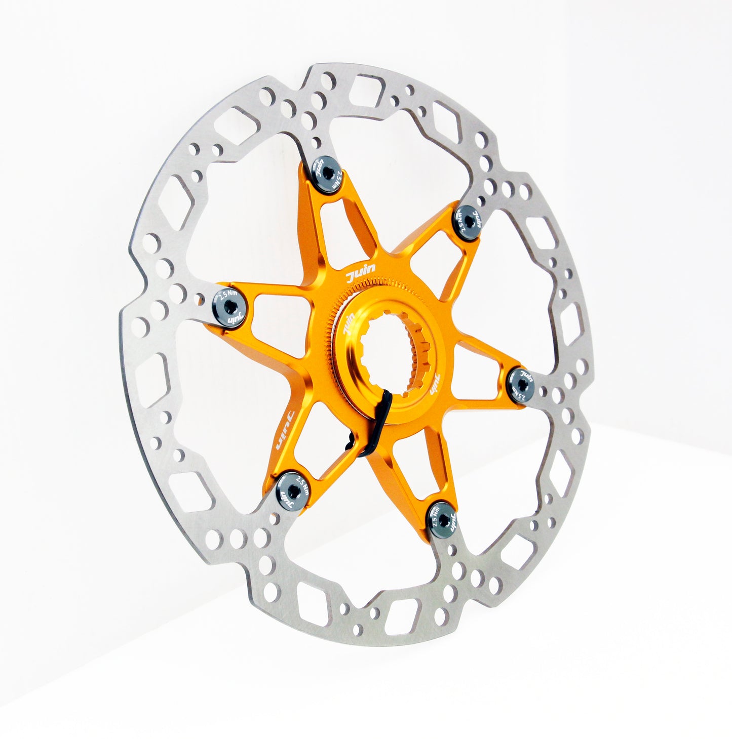 Juin Tech RT01A Cyclocross Bicycle Disc Brake Center-Lock Rotor 140mm/Black/Red/Purple/Turquoise/Blue/Gold