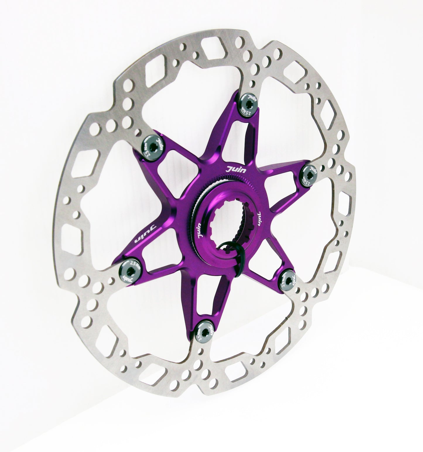 Juin Tech RT01A Cyclocross Bicycle Disc Brake Center-Lock Rotor 140mm/Black/Red/Purple/Turquoise/Blue/Gold