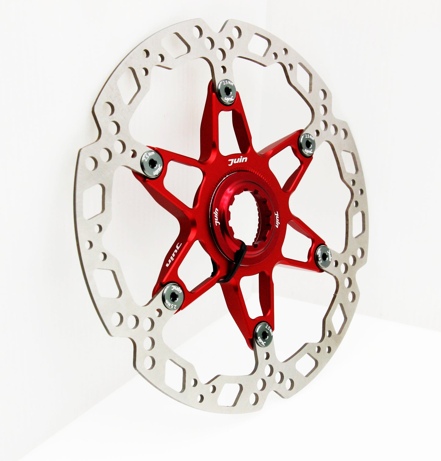 Juin Tech RT01A Cyclocross Bicycle Disc Brake Center-Lock Rotor 140mm/Black/Red/Purple/Turquoise/Blue/Gold