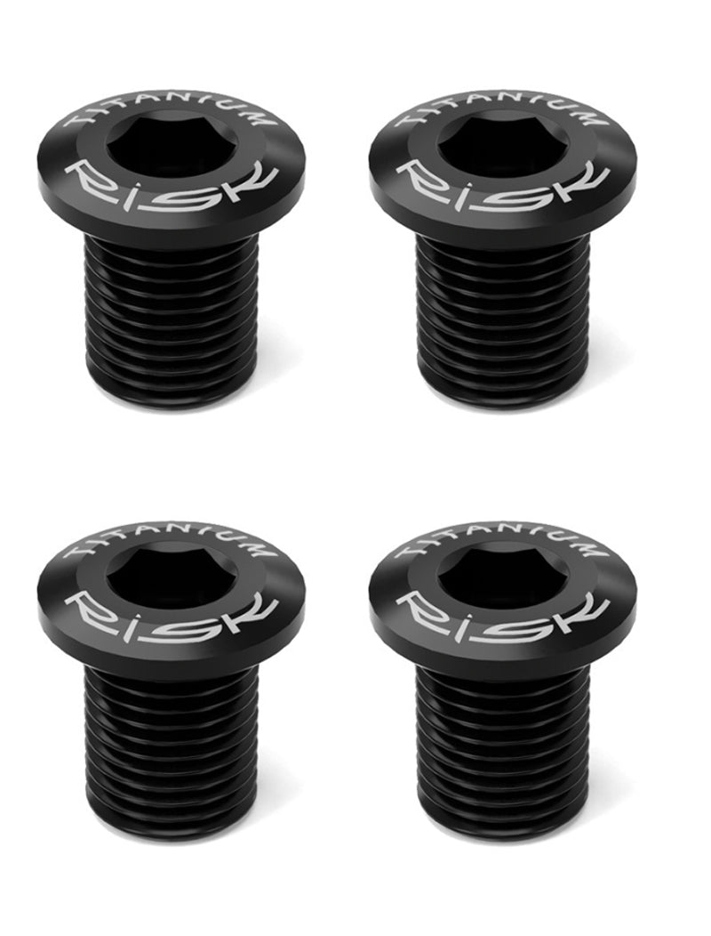 Swishti Road Bicycle Chainring Titanium Bolts 4PCS For 6800 R8000 R9100 Crankset ( RT049)