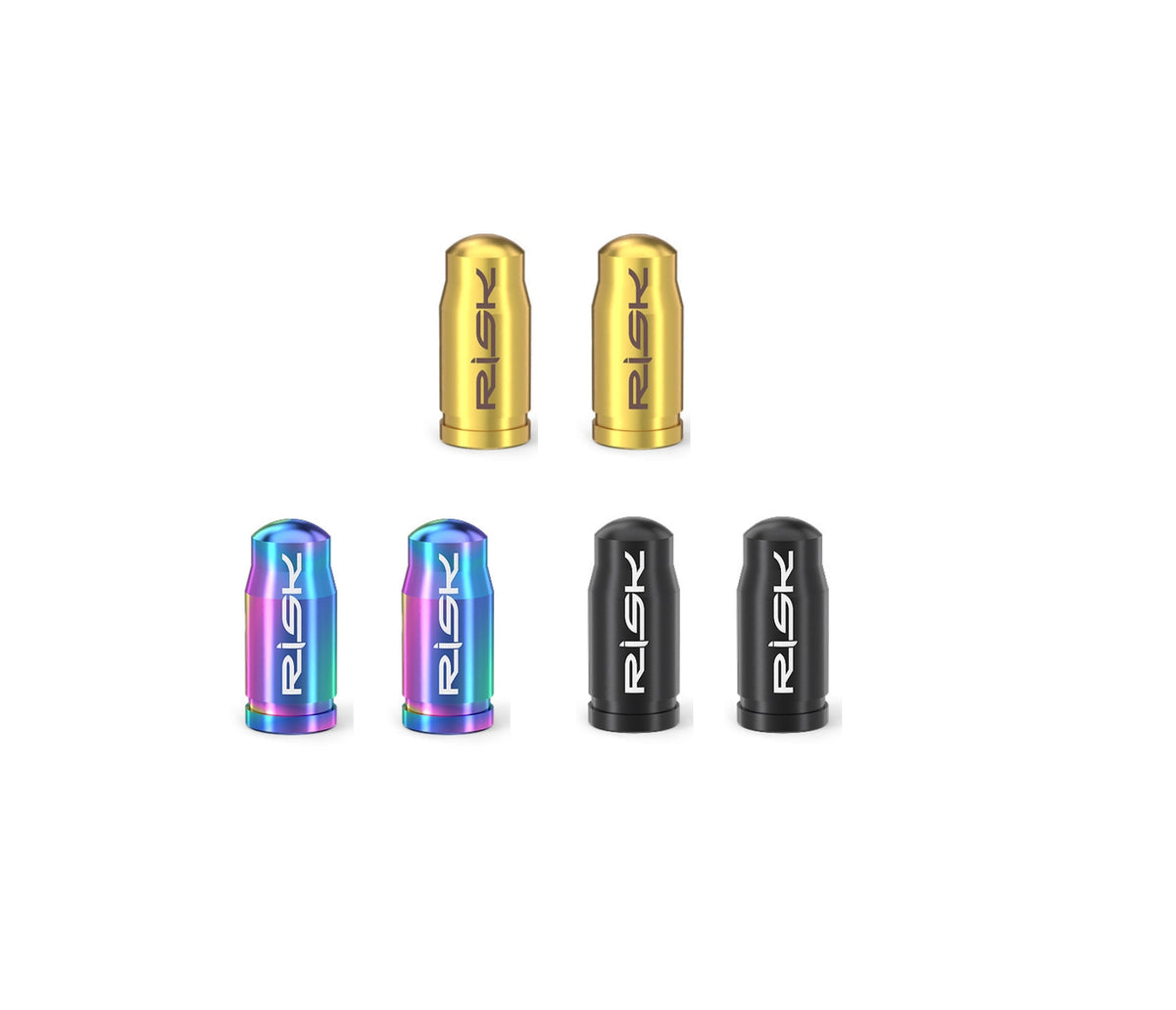 Swishti Road Mountain eBike Bicycle Titanium Presta French Valve Caps