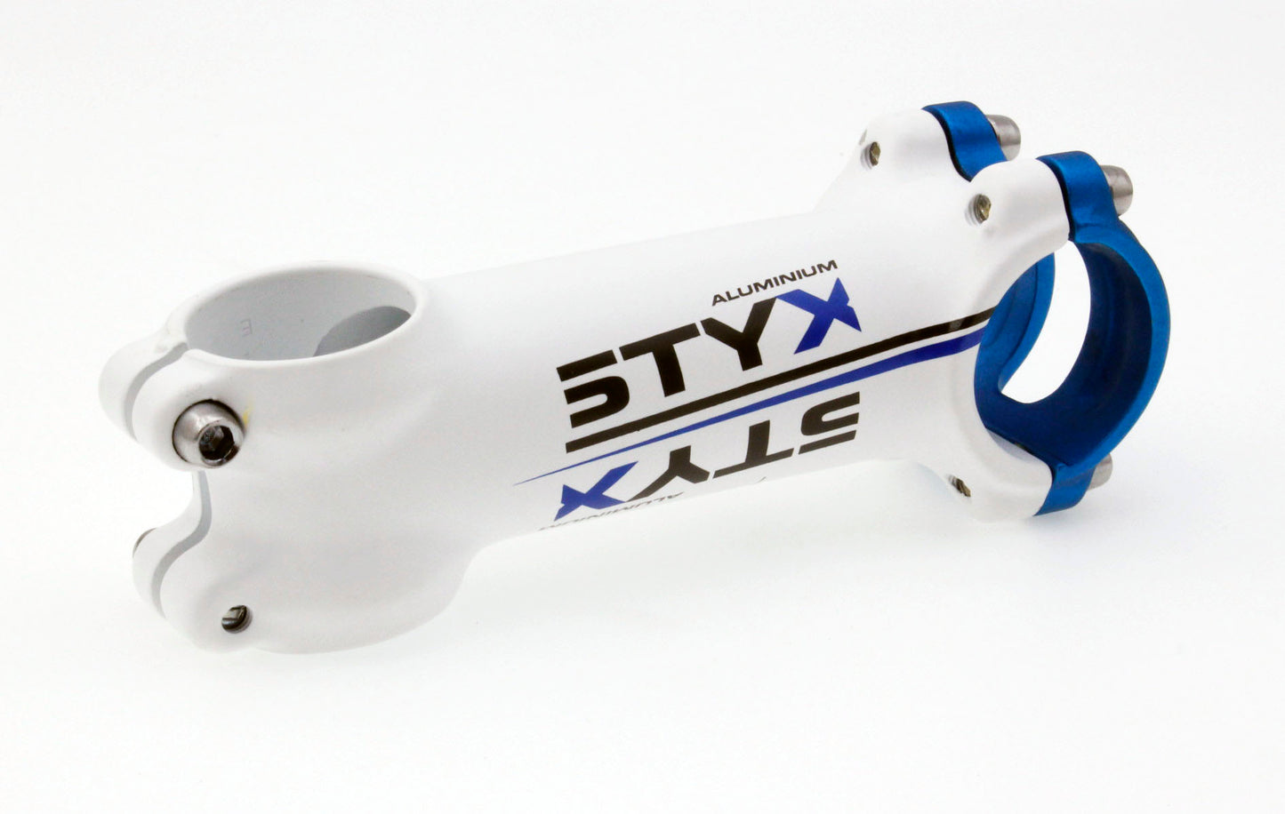 STYK Road Mountain 29er eBike MTB Bicycle Stem 5-Degree 31.8mm 100mm White&Blue