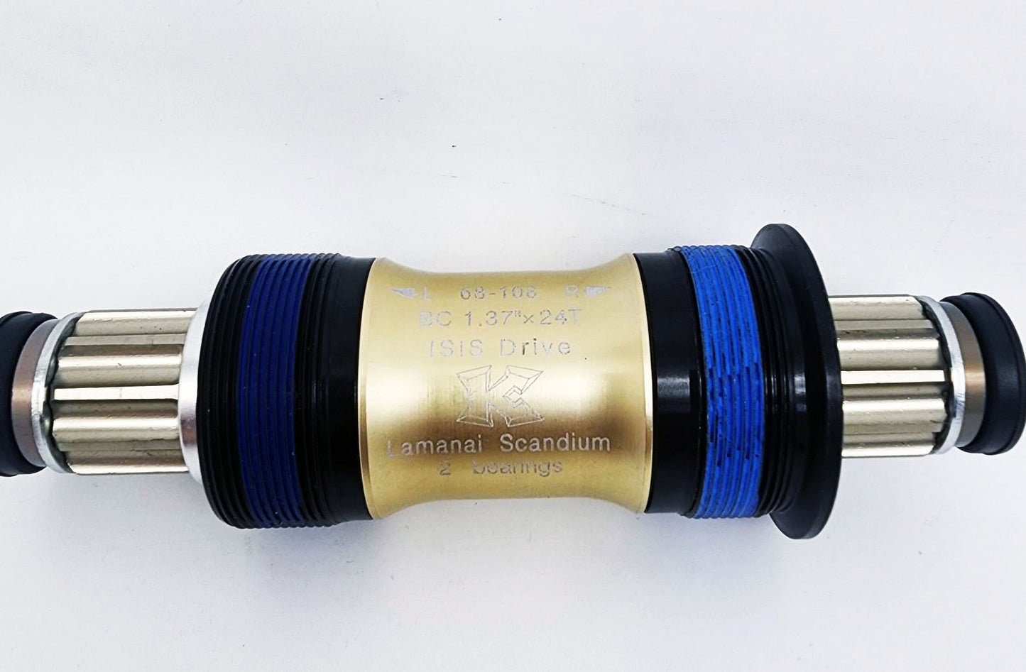 KCNC Lamanai Scandium ISIS Bottom Bracket 68x108mm BSA Thread Super Light 152g