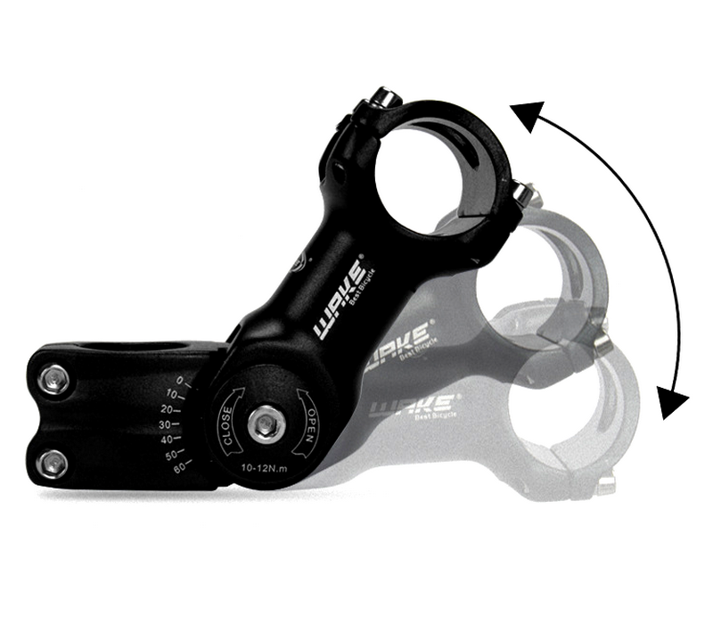 SwishTi Road MTB eBike Bike Angle-Adjustable 25.4 mm Stem In 90MM 110MM
