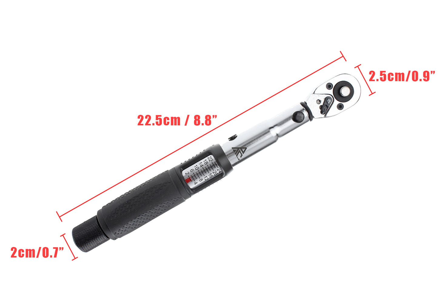 BikeTool Best Road Mountain eBike Bicycle Bike Torque Wrench Set 1/4" Black