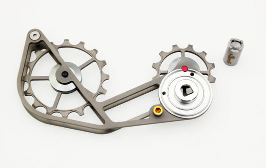 SwishTi Gravel Bicycle Oversized Full Titanium Pulley&Cage for Sram XPLR AXS use