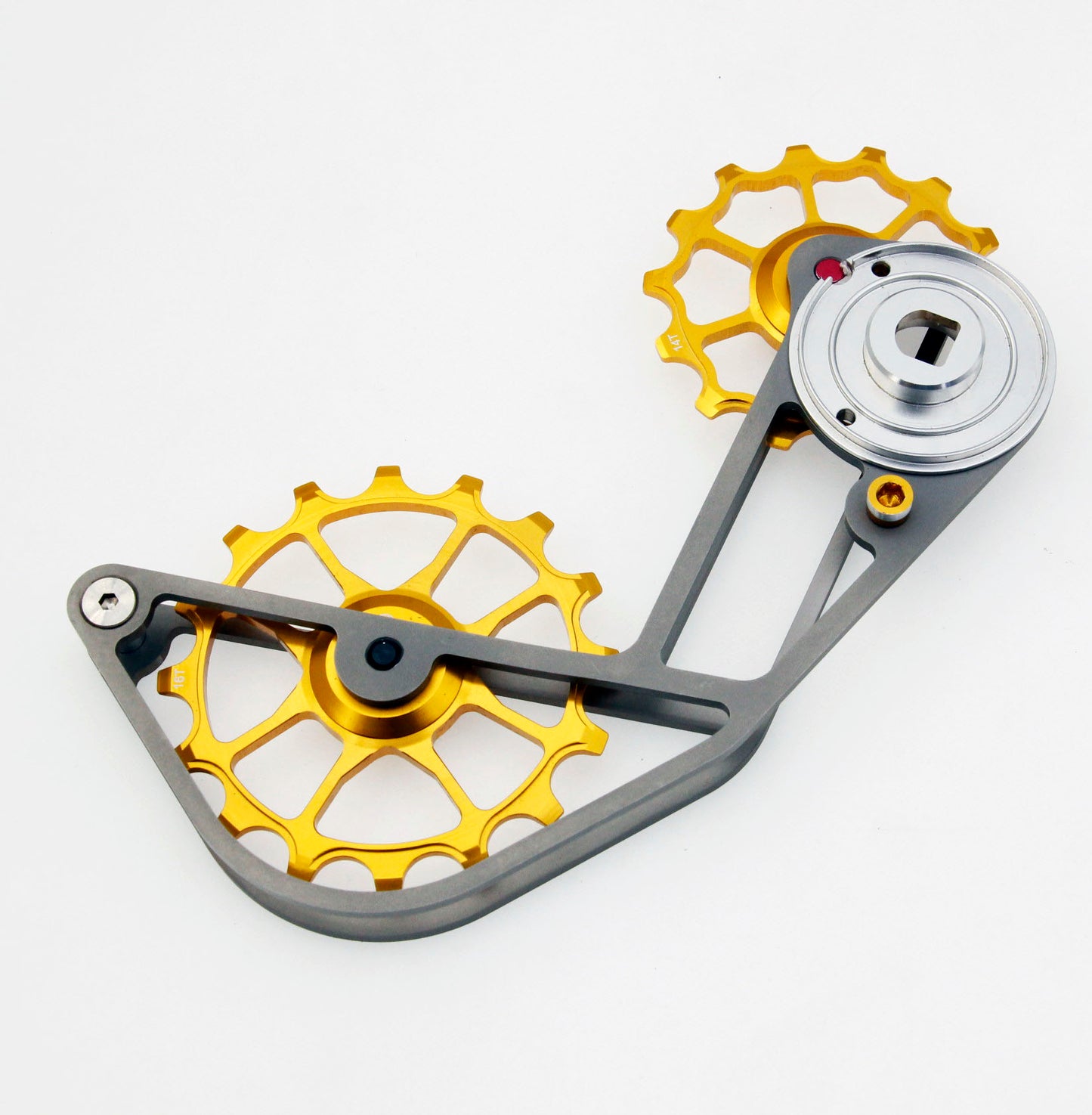SwishTi Gravel Bicycle Oversized Pulley Titanium Cage for Sram XPLR AXS Gold