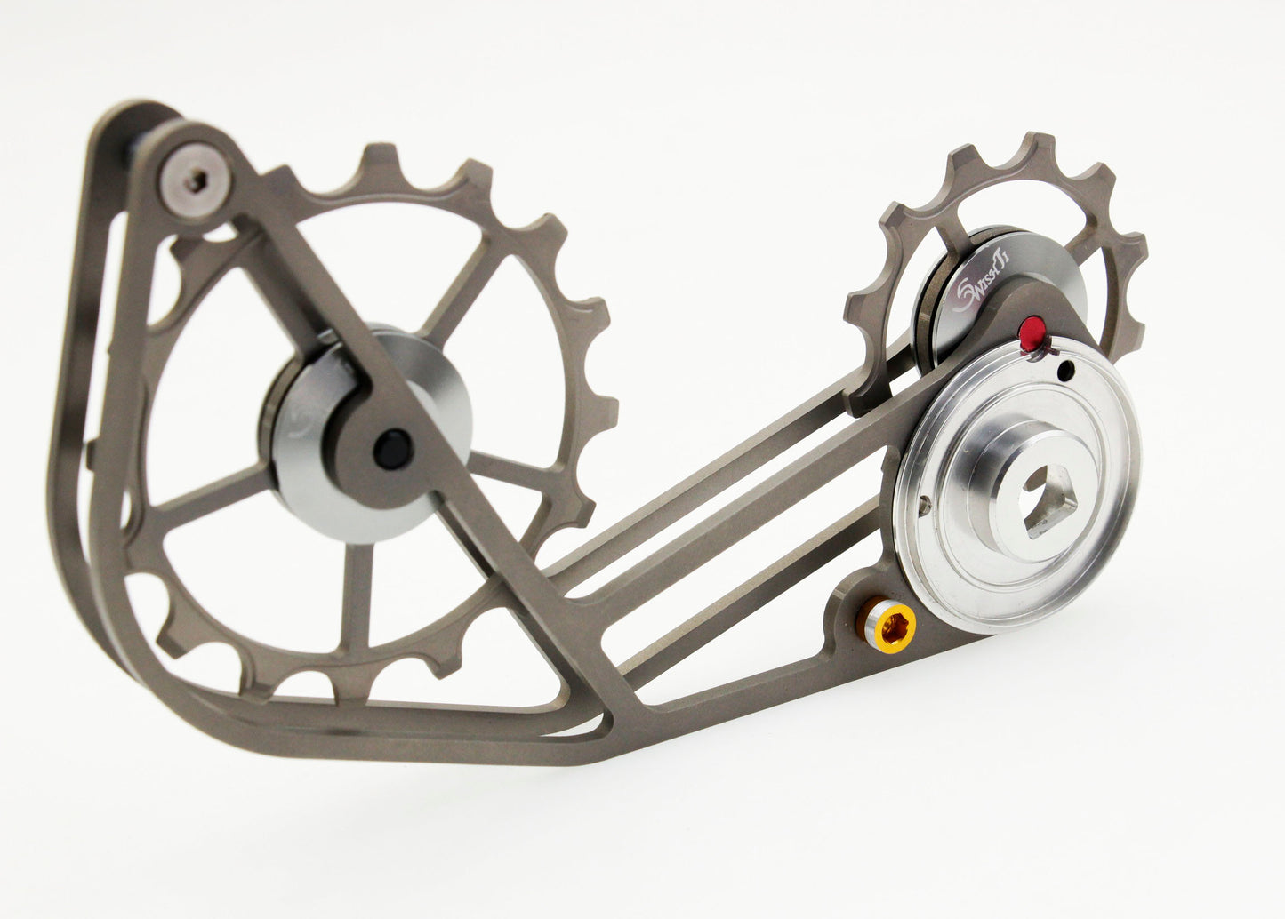 SwishTi Gravel Bicycle Oversized Full Titanium Pulley&Cage for Sram XPLR AXS use