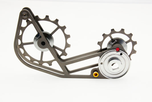 SwishTi Gravel Bicycle Oversized Full Titanium Pulley&Cage for Sram XPLR AXS use