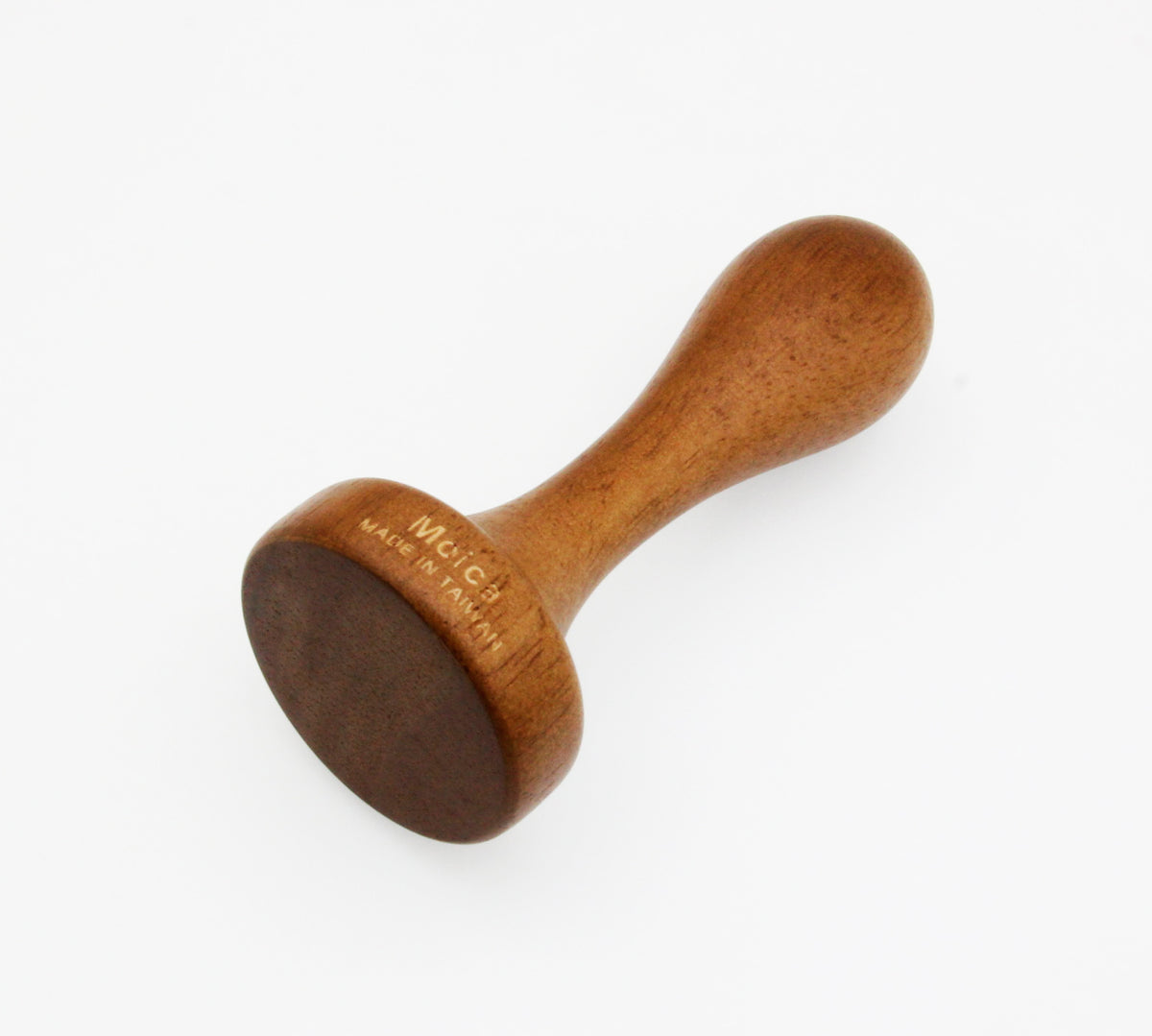 Moica Solid Wood Coffee Tamper 6.5x15cm Espresso Press Pestle Made in Taiwan