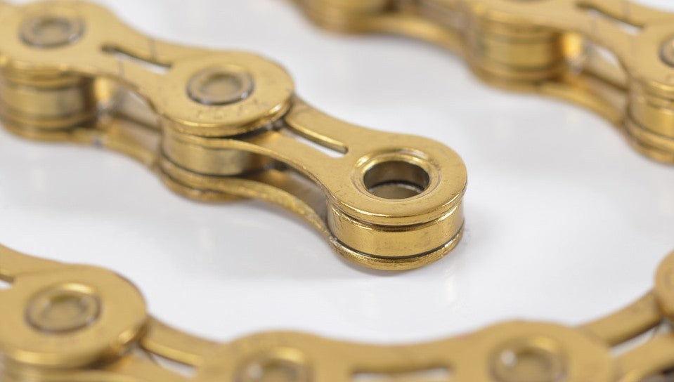KMC X11EL 11 Speed Chain Extra Light Road MTB w/ MissingLink - Gold