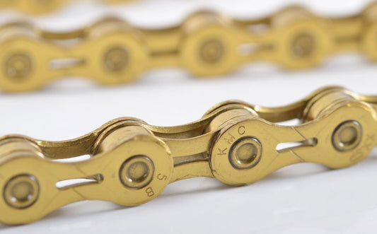 KMC X11EL 11 Speed Chain Extra Light Road MTB w/ MissingLink - Gold