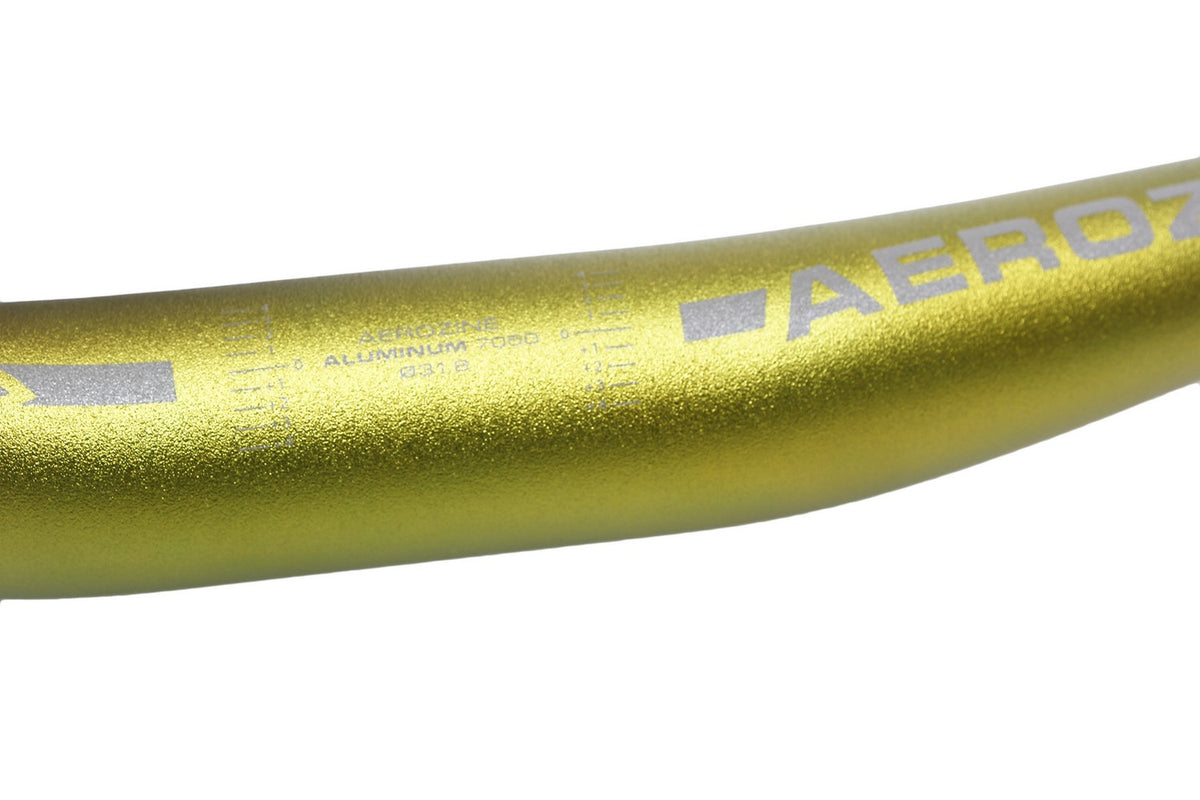 AEROZINE XBR15 Mountain Bike Handlebar 31.8mm AL7050 MTB Riser Bar Green color